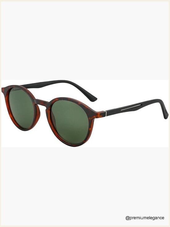 Polarized Round Sunglasses UV400 Protection Unisex Shades Full Frame Lightweight main image 5
